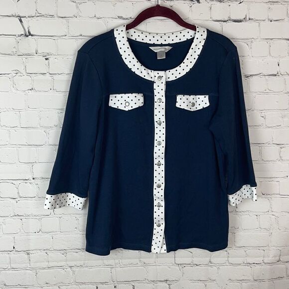 Christopher & Banks Button Up Blouse - Picture 1 of 5